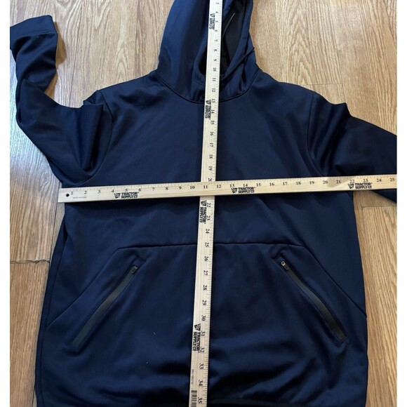 Xersion Quick Dri Pull Over Women’s Navy Blue Hoodie Size Large 100% Polyester - Picture 5 of 5